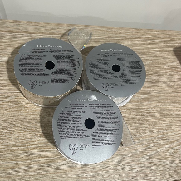 8 Mega Roll , Ribbon red, gold, silver - Picture 9 of 16